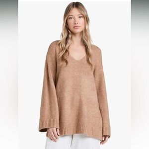 Z Supply Modern V-Neck Sweater, Size L